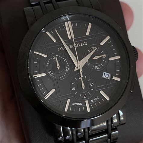 Burberry Bu1373 Wristwatch Chronograph .